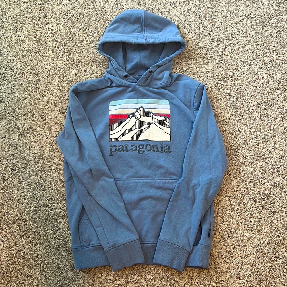 light blue small sweatshirt